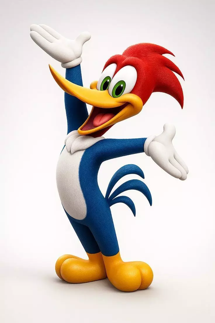 Looney Tunes Woody Birds op1 STL ready to 3D print and DIY 3D print model