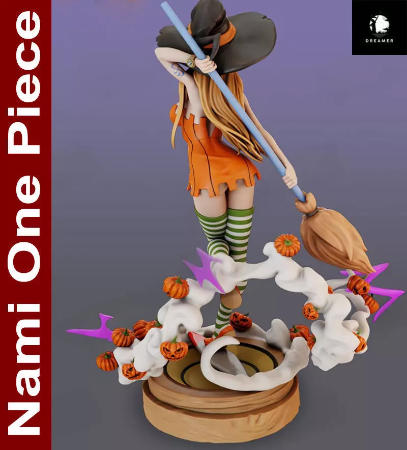 Nami One Piece Halloween 3D print model_2