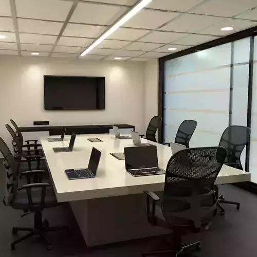 Meeting room - Low Poly