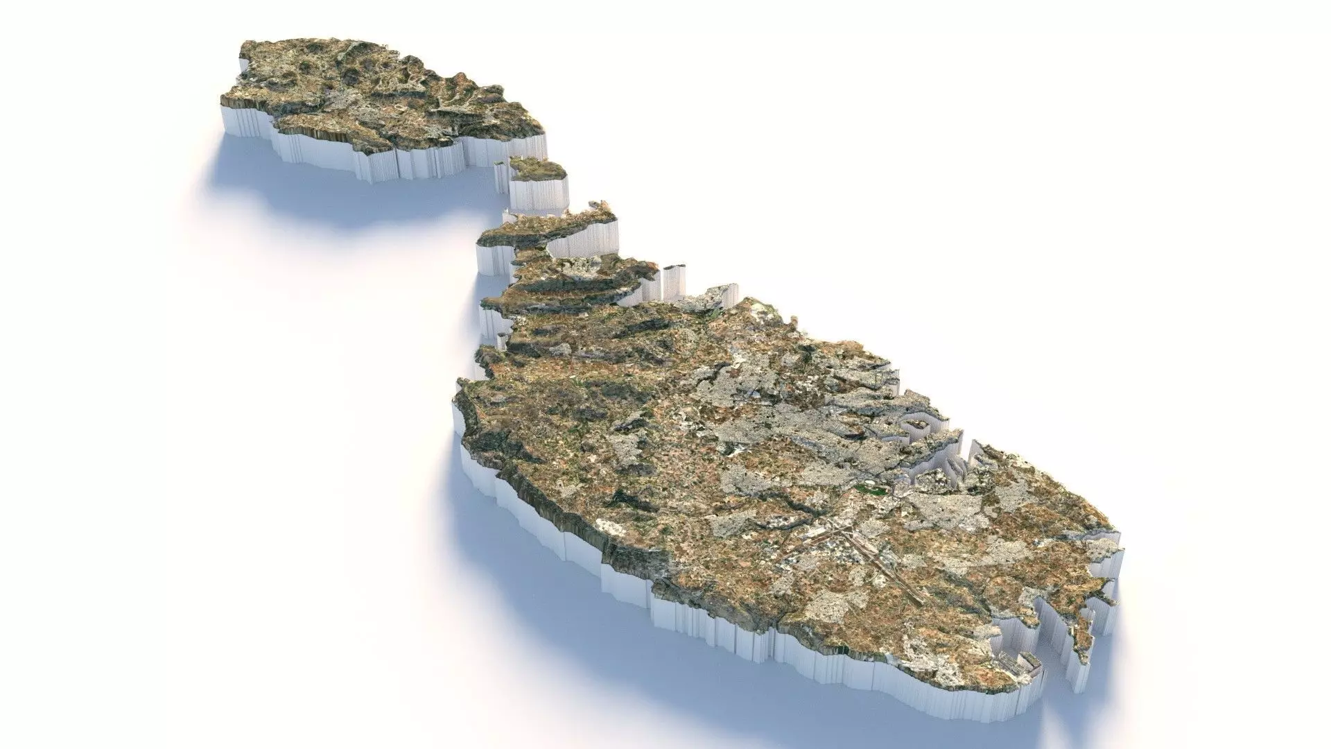 Malta Terrain Country 3D model