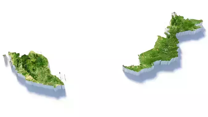 Malaysia Terrain Country