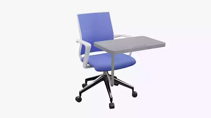 Classroom chair with table