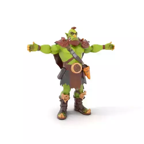 Green Orc Character model pack