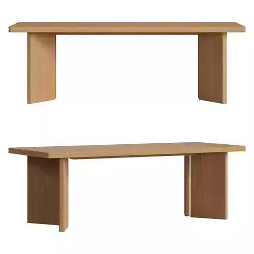 Munoz Elm Dining Table 