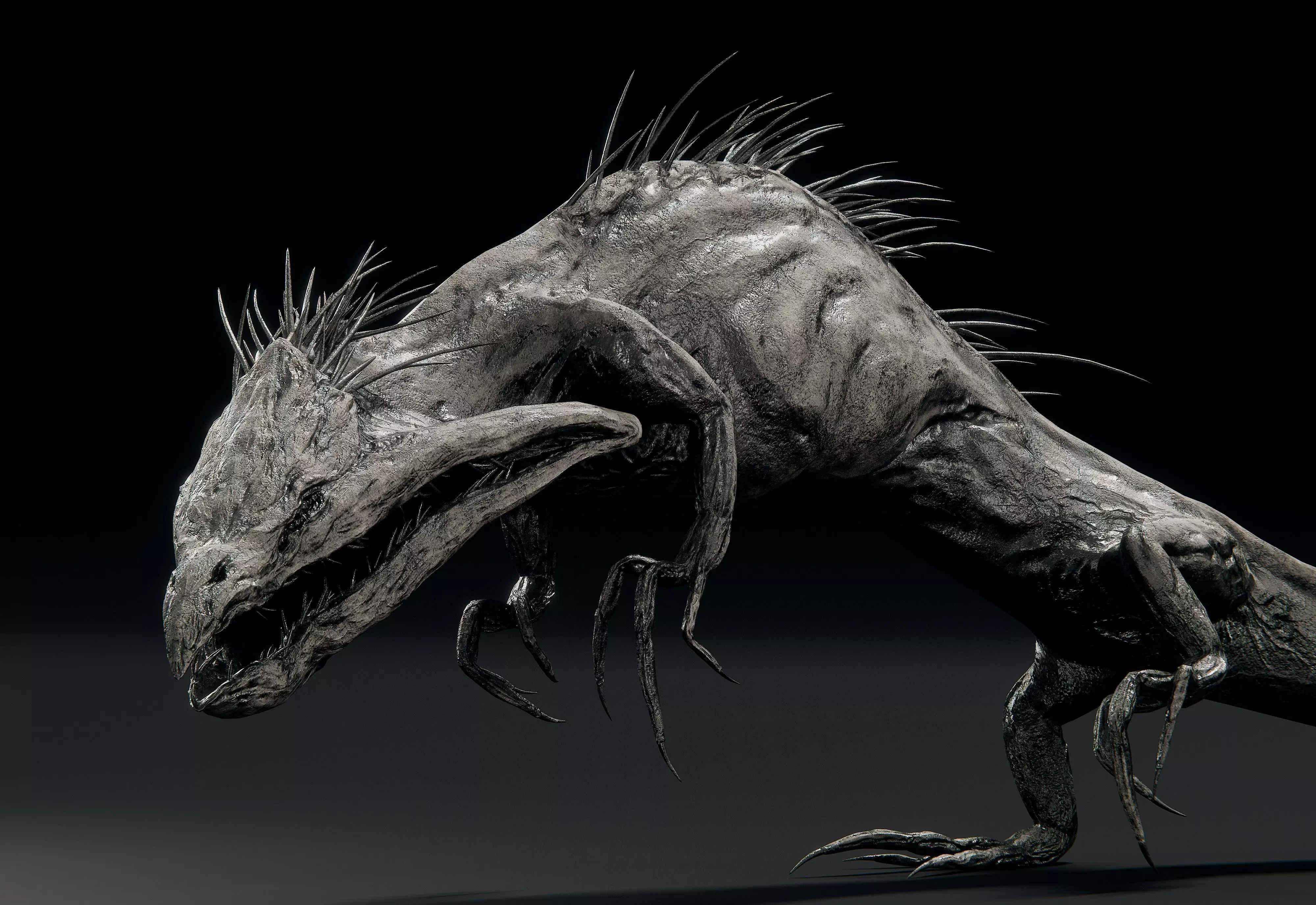Fantasy Monster Creature - Horse Eater Free 3D model