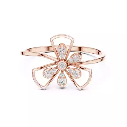 Round Cut Diamond Engagement Wedding Ring 3DM STL Video 3D print model