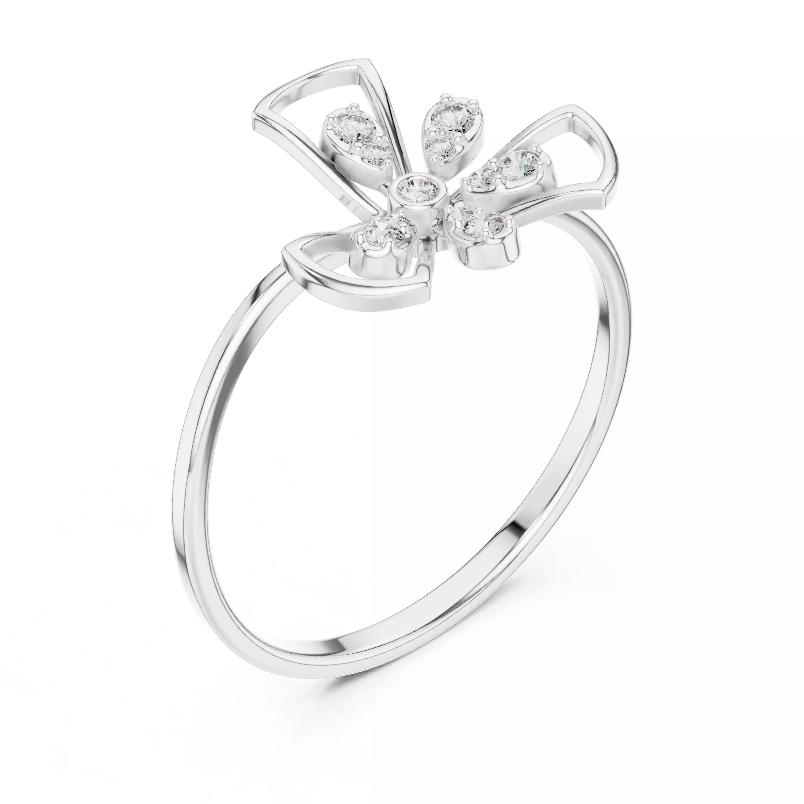 Round Cut Diamond Engagement Wedding Ring 3DM STL Video 3D print model_10