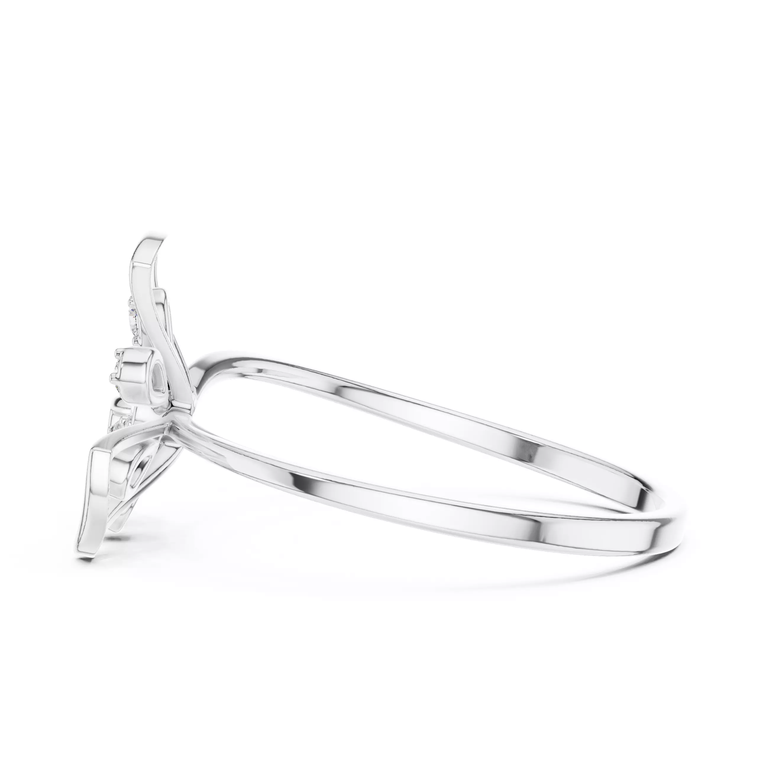 Round Cut Diamond Engagement Wedding Ring 3DM STL Video 3D print model_11