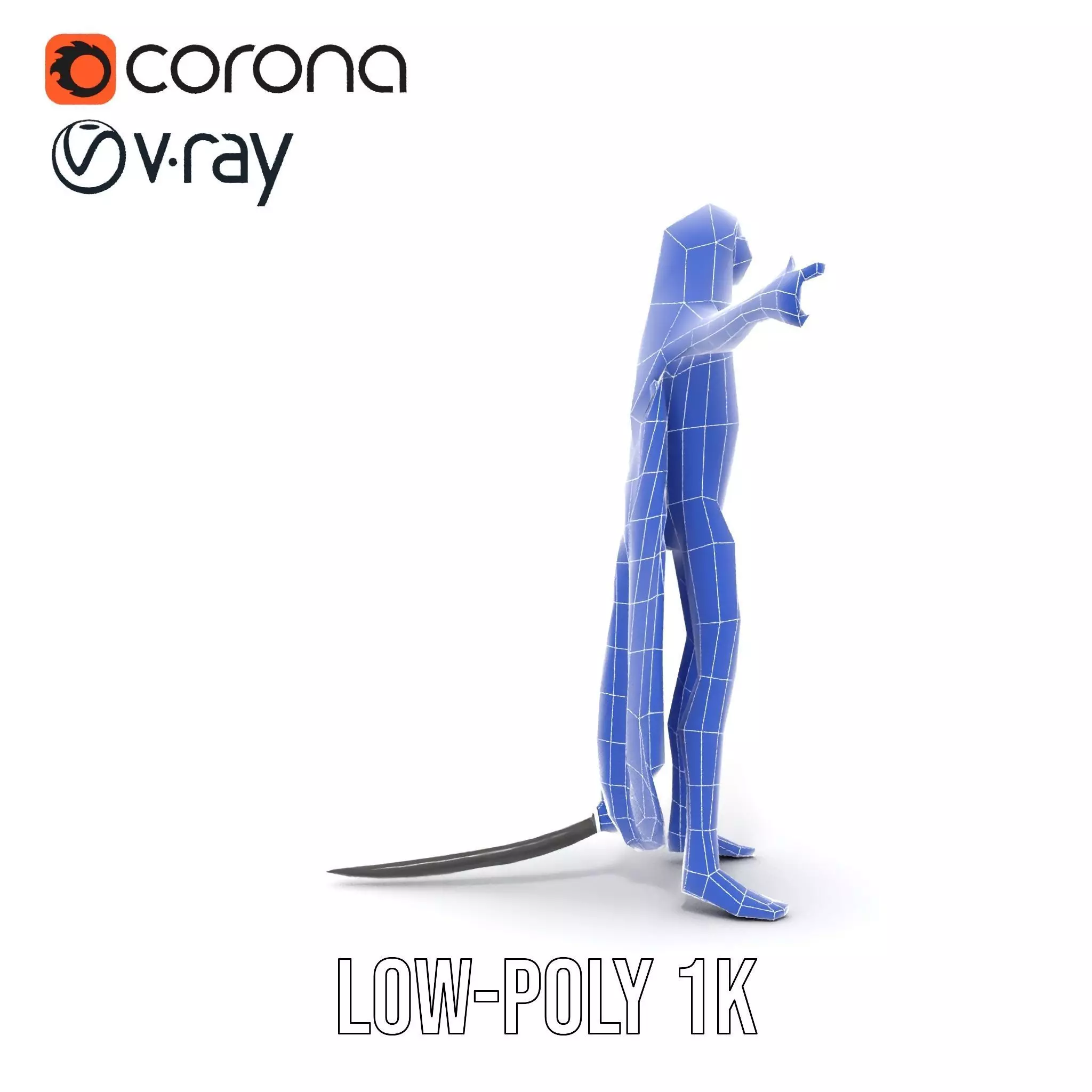 Alien Majestic Cloak model pack Low-poly 3D model_17