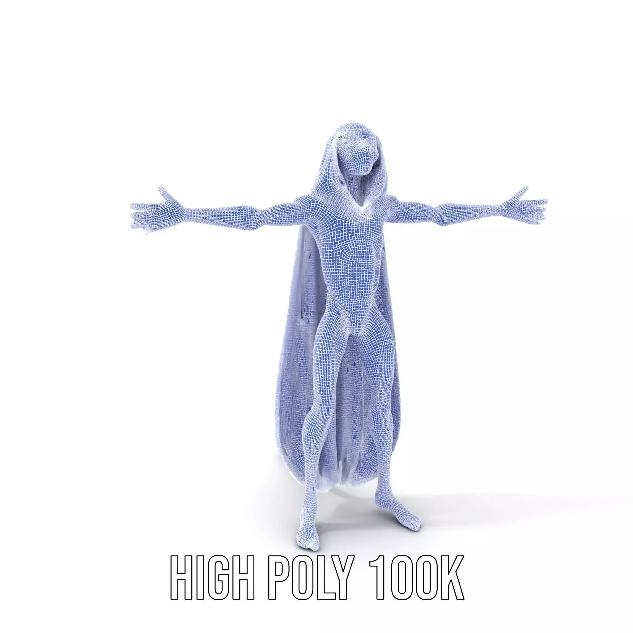 Alien Majestic Cloak model pack Low-poly 3D model_5