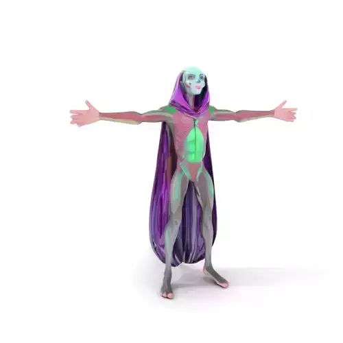 Alien Majestic Cloak model pack