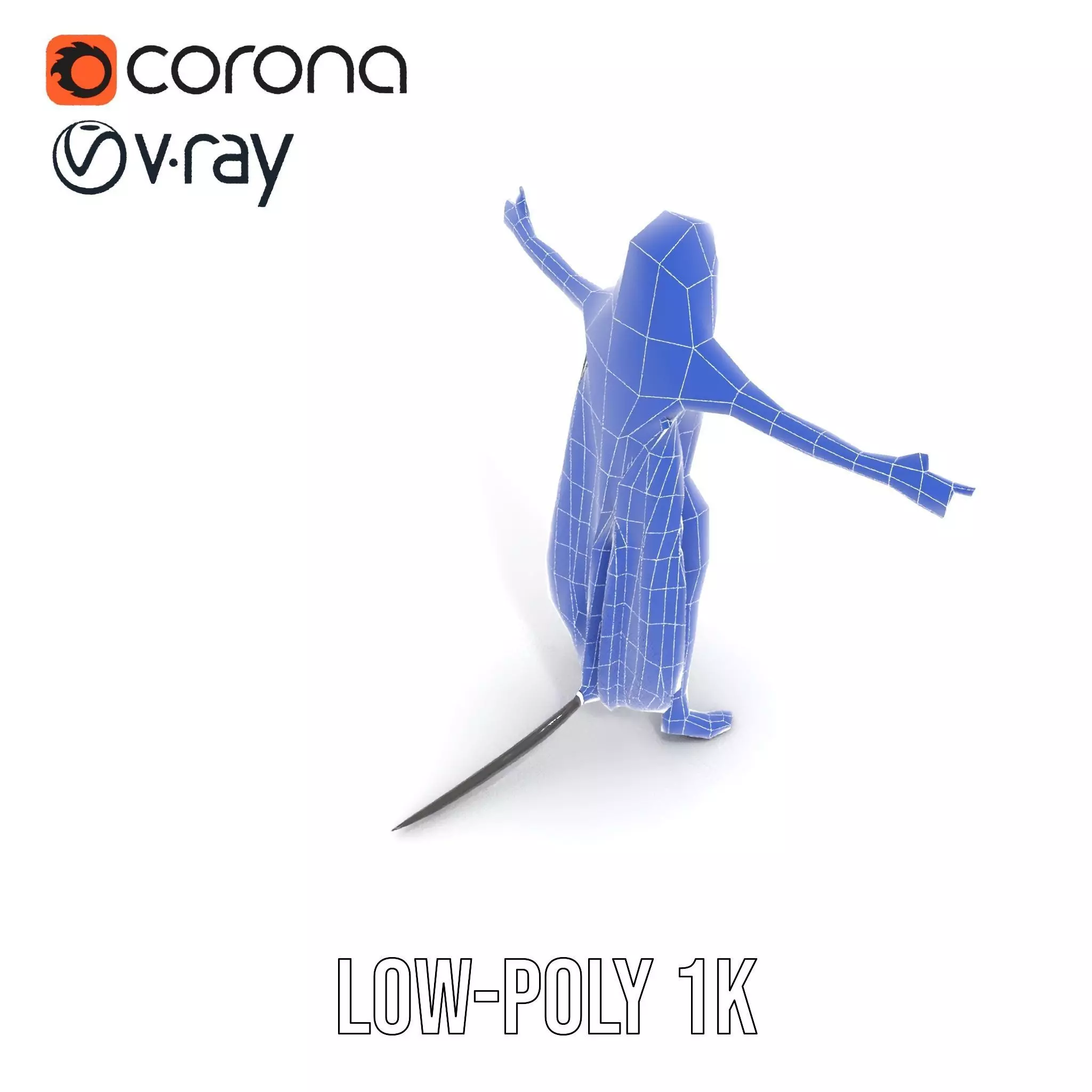 Alien Majestic Cloak model pack Low-poly 3D model_31