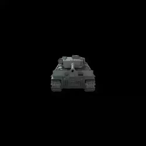 1959  German Heavy  Tank   Tiger   3D Model