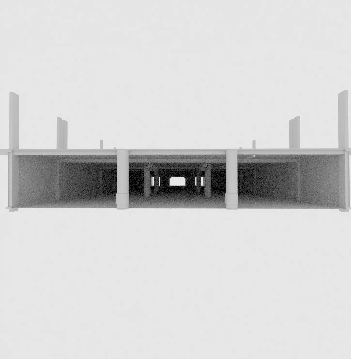 Parking Lot 3D model 3D model_4