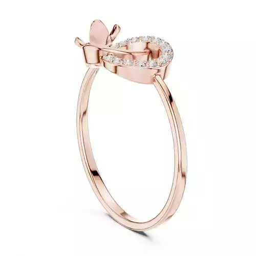 Round Cut Diamond Engagement Wedding Ring 3DM STL Video