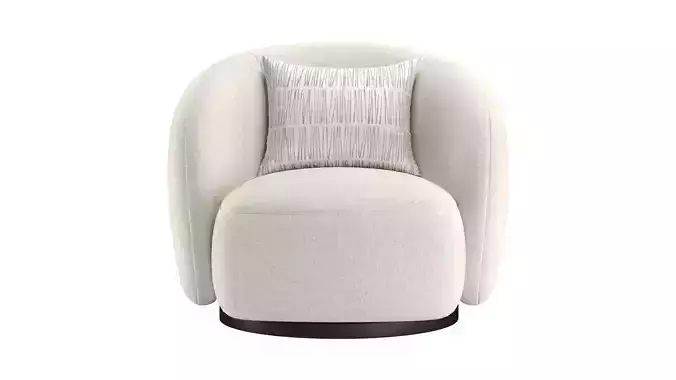 Aria Armchair 3D model 5