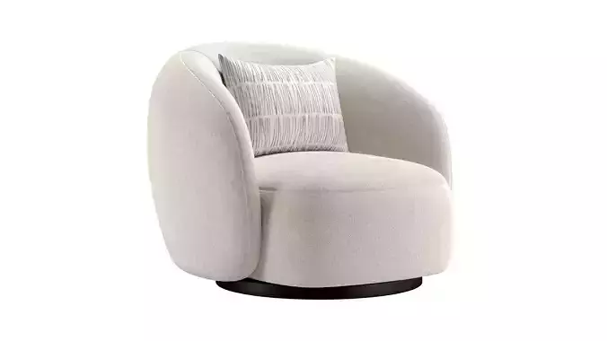 Aria Armchair 3D model 3