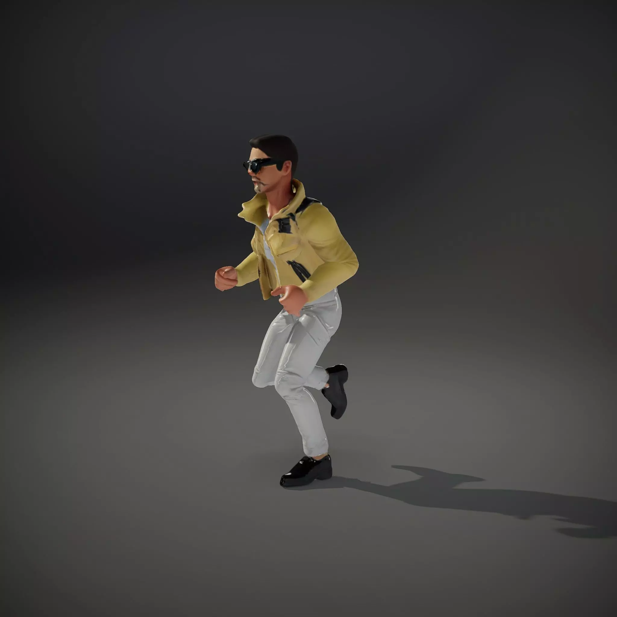 Trendy Fashion Figure model pack Low-poly 3D model_35