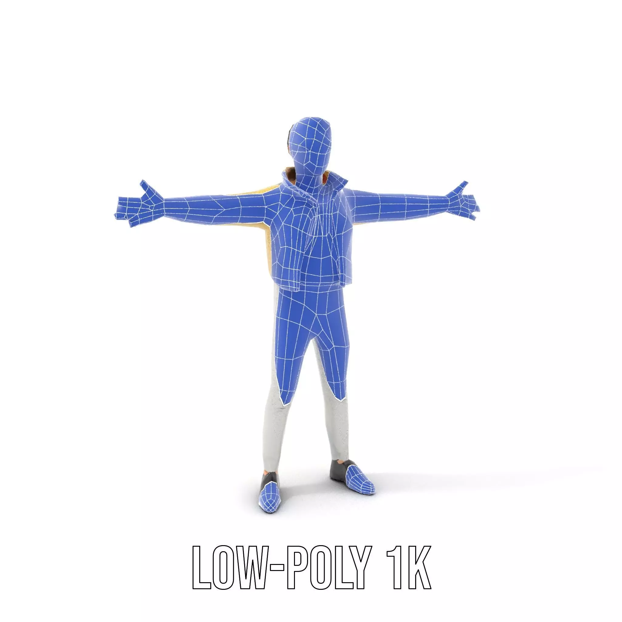 Trendy Fashion Figure model pack Low-poly 3D model_14