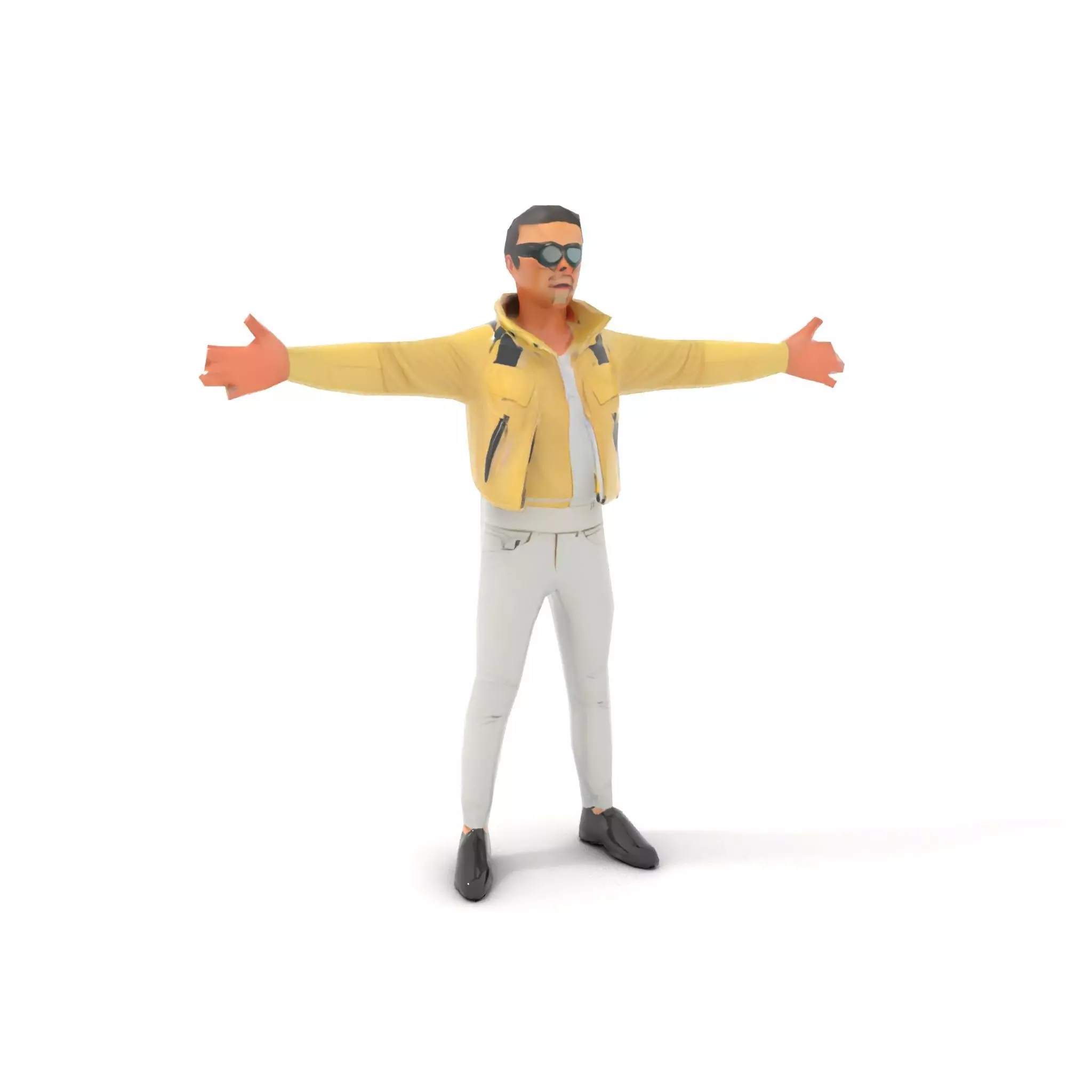 Trendy Fashion Figure model pack Low-poly 3D model_19