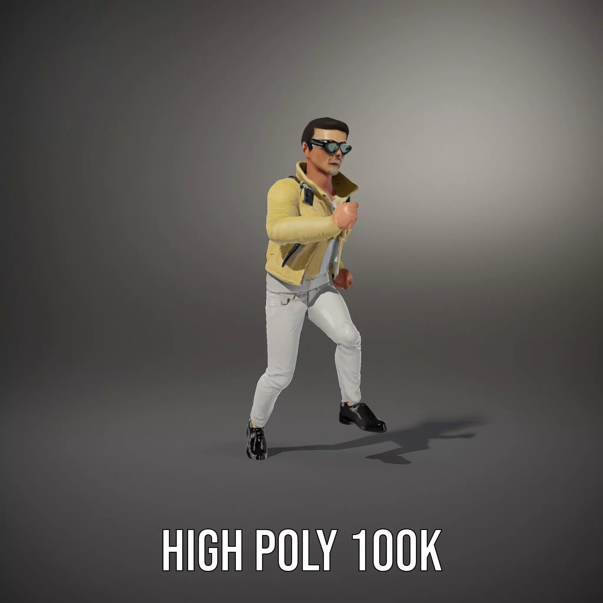 Trendy Fashion Figure model pack Low-poly 3D model_34