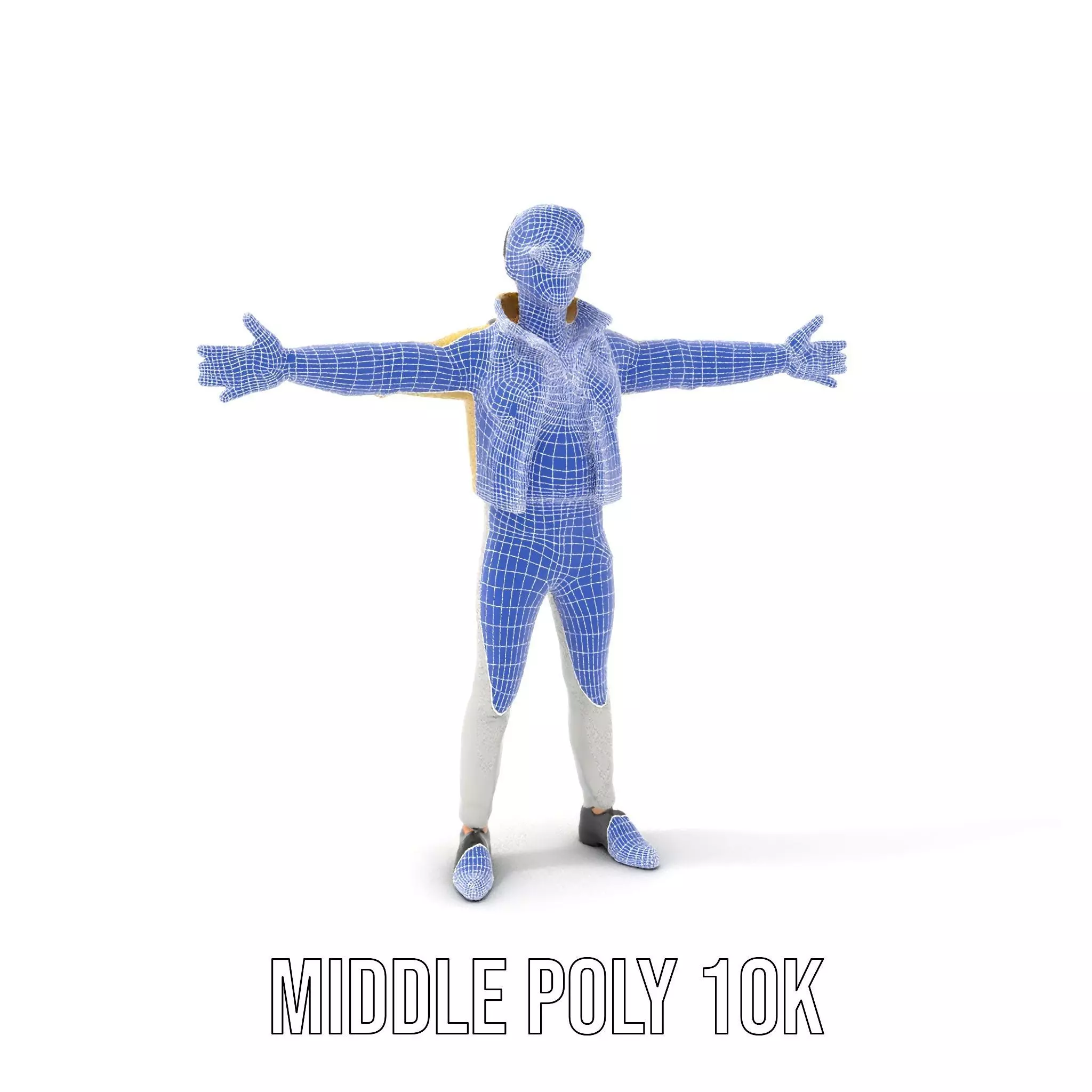 Trendy Fashion Figure model pack Low-poly 3D model_24