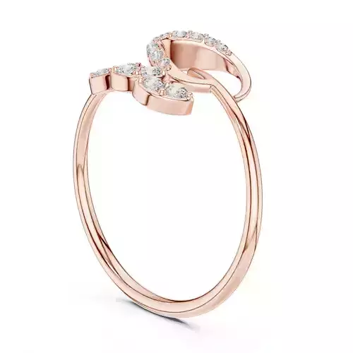  Bypass Shank Round Diamond Engagement Ring 3DM STL Video 3D print model