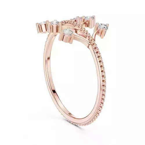 Round Cut Diamond Engagement Wedding Ring 3DM STL Video