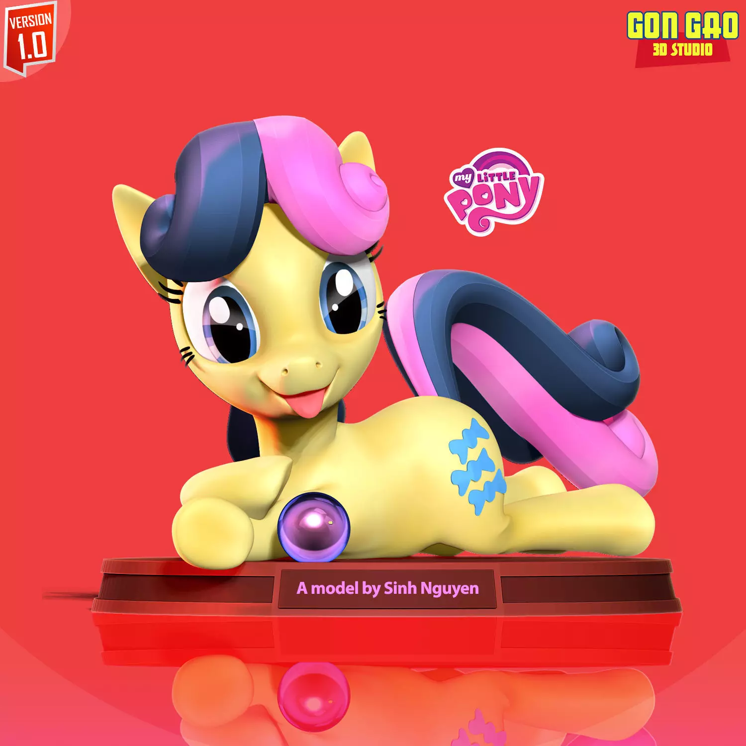 Bon Bon - My Little Pony 3D print model