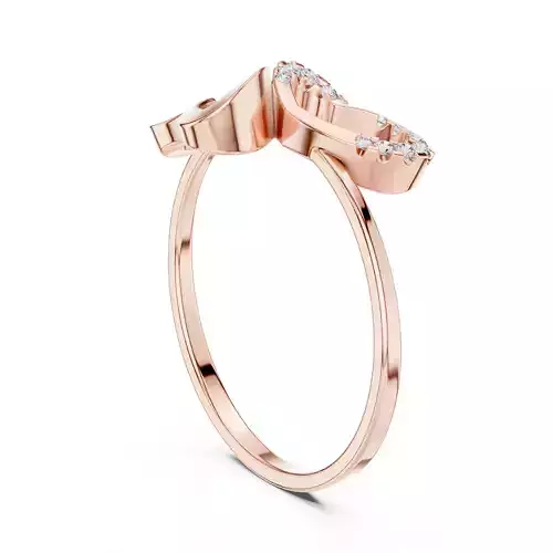 Dual Heart Shape Round Diamond Engagement Ring 3DM STL Video 3D print model Dual Heart Shape Round Diamond Engagement Ring 3DM STL Video 3D print model