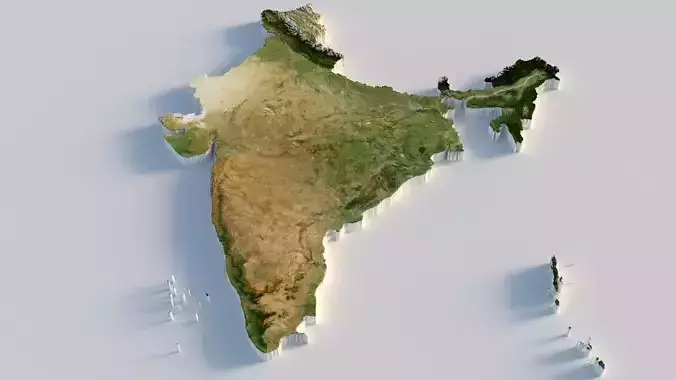 India Terrain Country