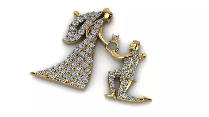 Wedding Married Pendant