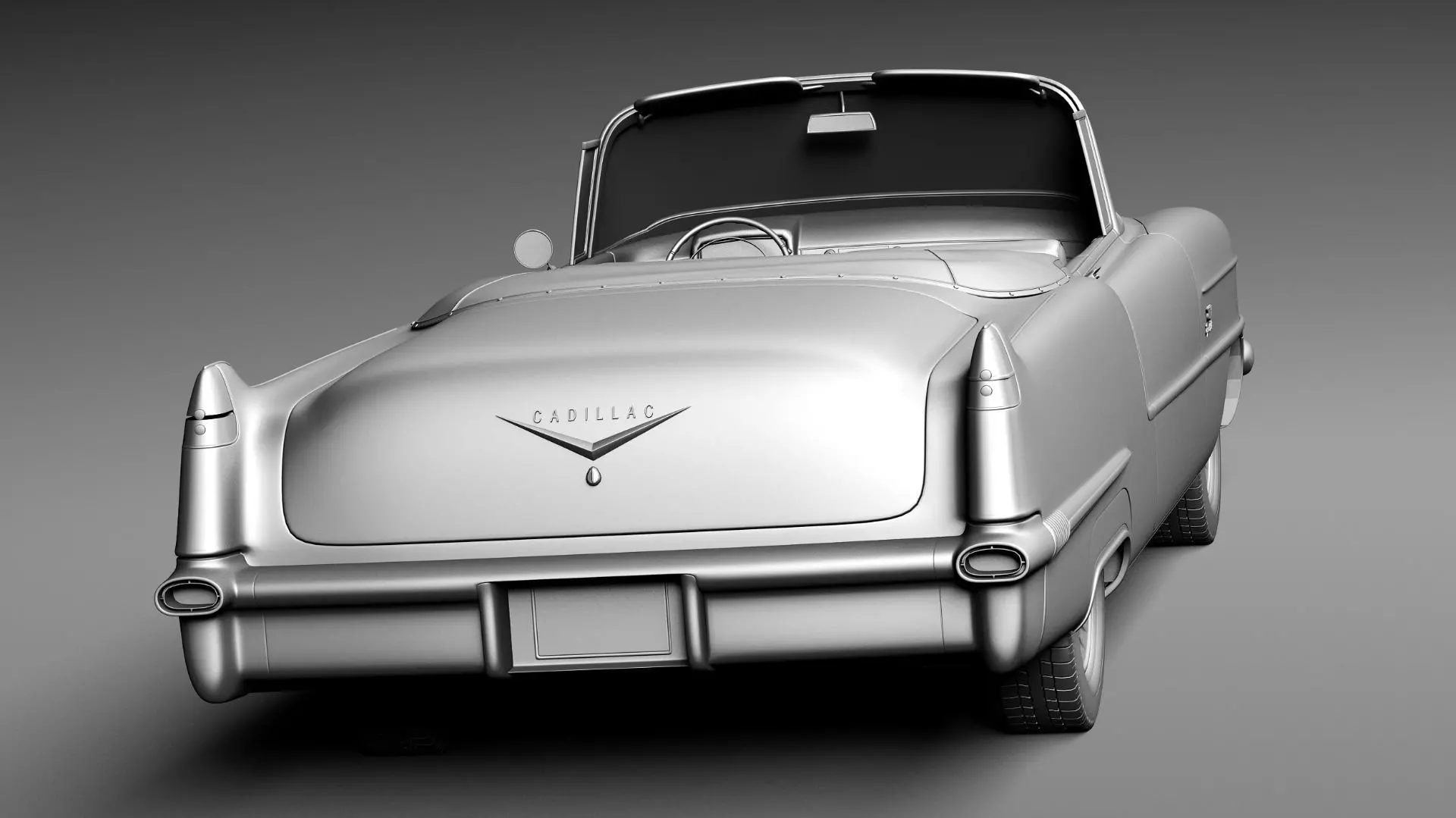 Cadillac 1956 series 62 convertible CG 3D model_24