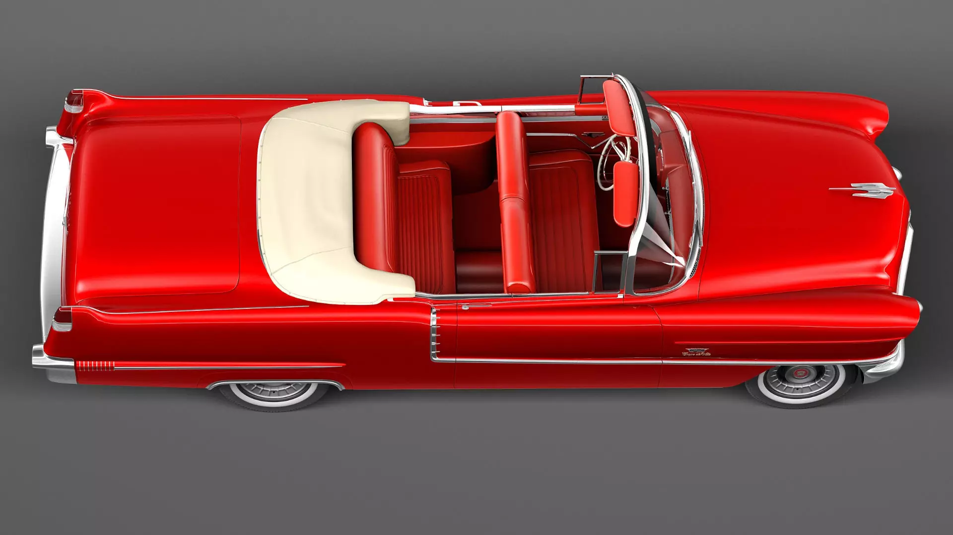 Cadillac 1956 series 62 convertible CG 3D model_7