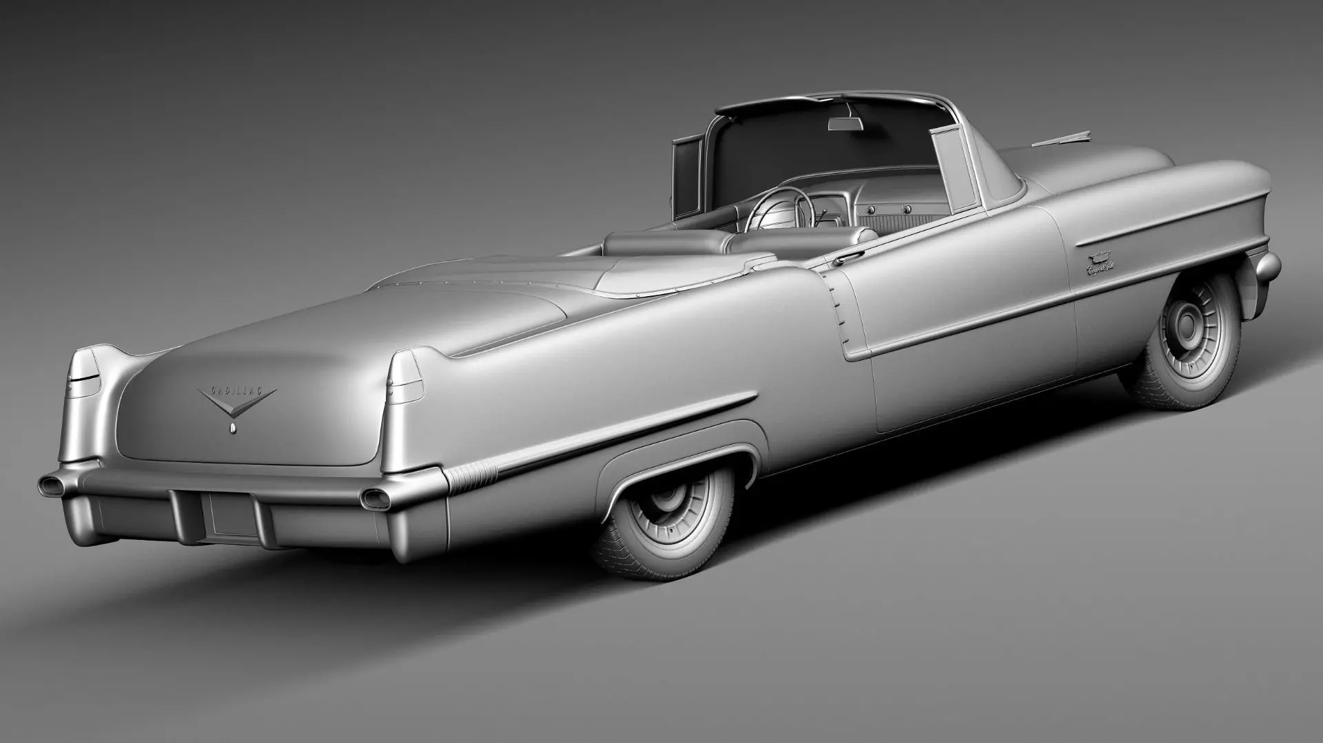 Cadillac 1956 series 62 convertible CG 3D model_23