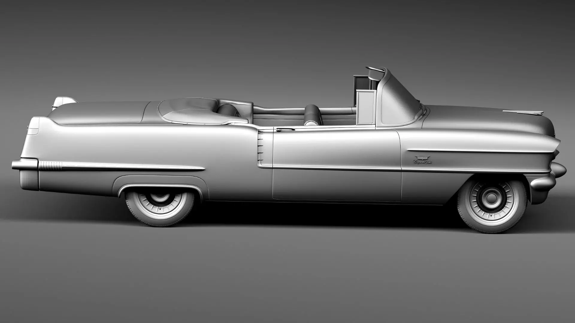 Cadillac 1956 series 62 convertible CG 3D model_25