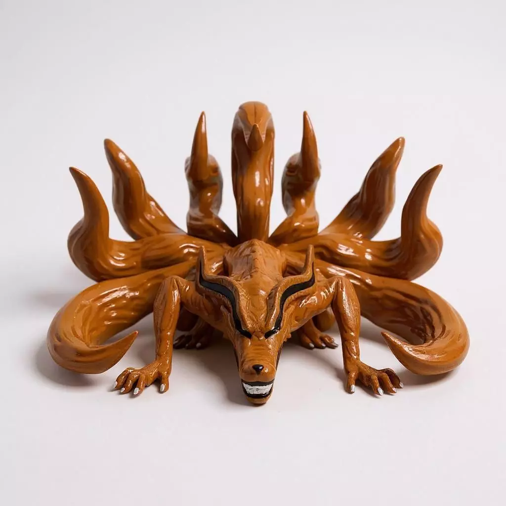 ps4 controller holder kurama naruto 3D print model_2