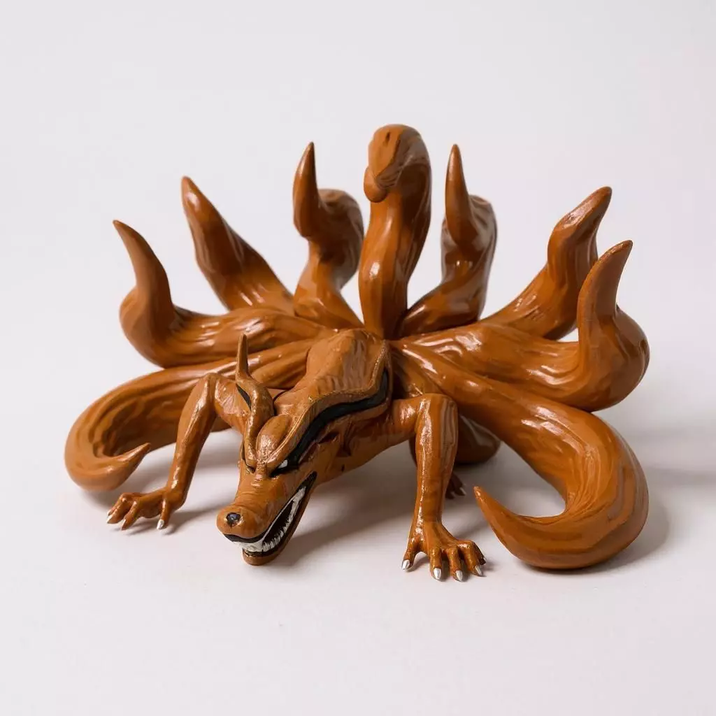 ps4 controller holder kurama naruto 3D print model_1