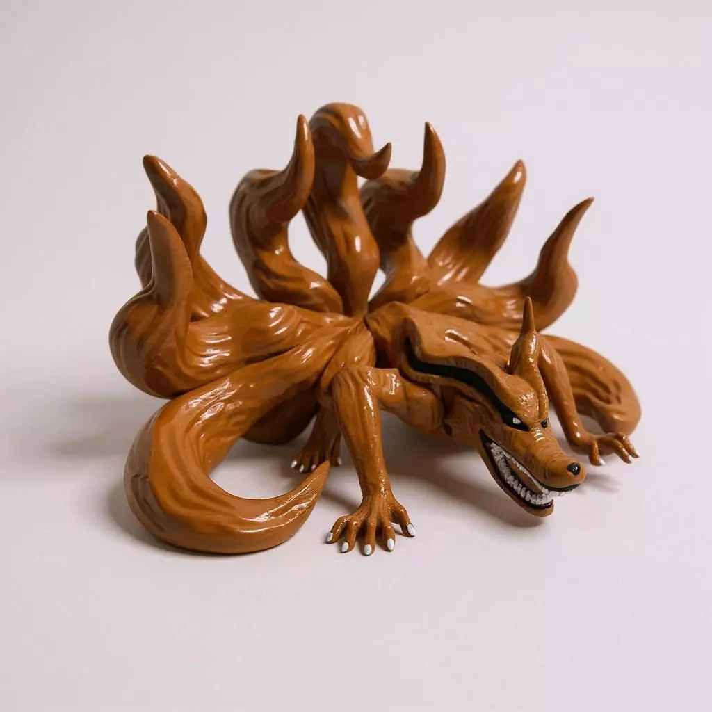 ps4 controller holder kurama naruto 3D print model_3