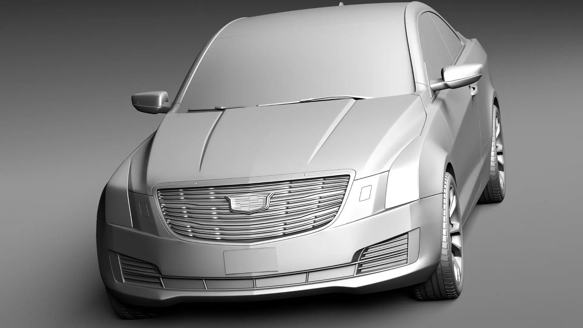 Cadillac ATS Coupe CG 2015 3D model_9
