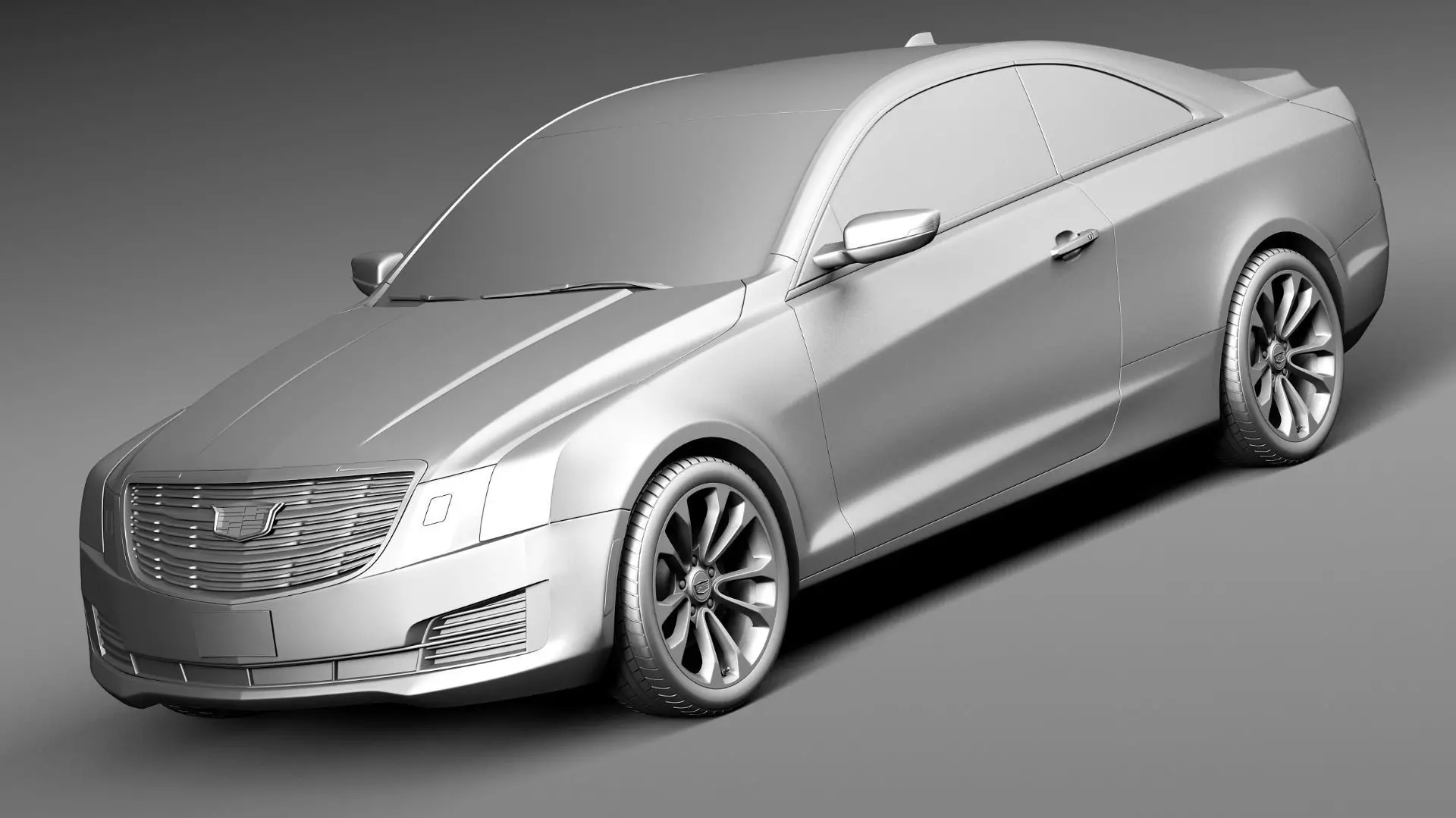 Cadillac ATS Coupe CG 2015 3D model_8