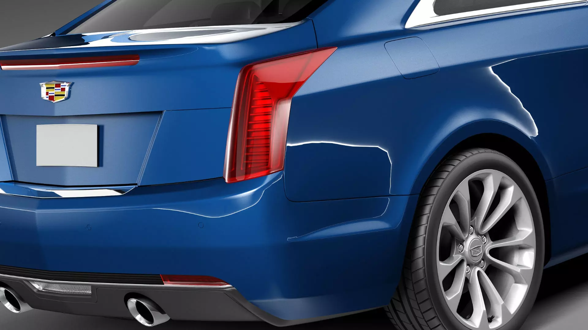 Cadillac ATS Coupe CG 2015 3D model_3