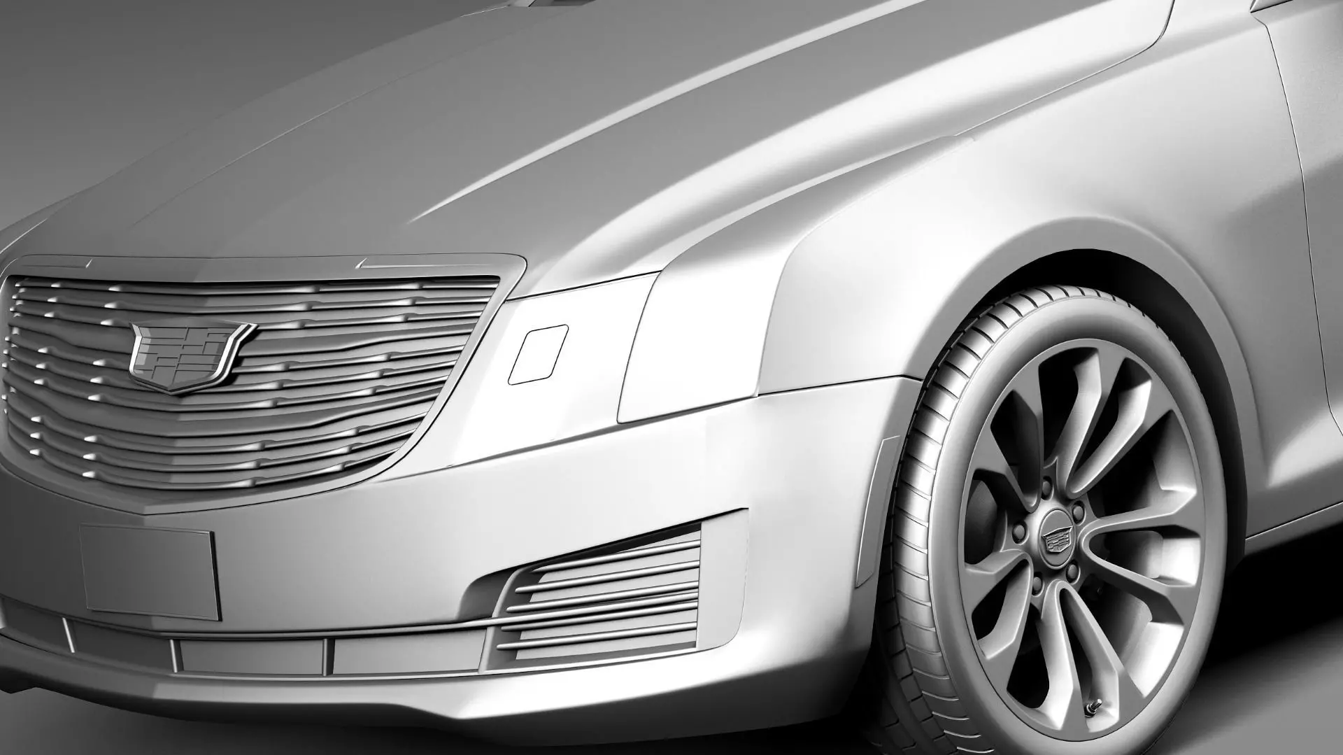 Cadillac ATS Coupe CG 2015 3D model_10