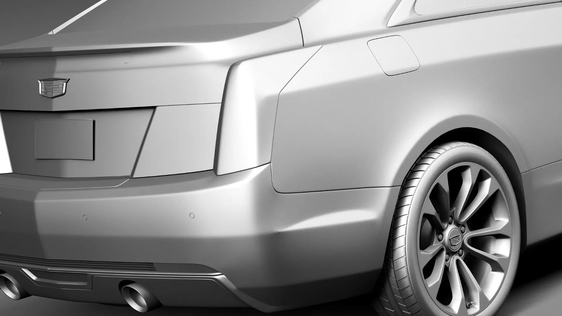 Cadillac ATS Coupe CG 2015 3D model_11