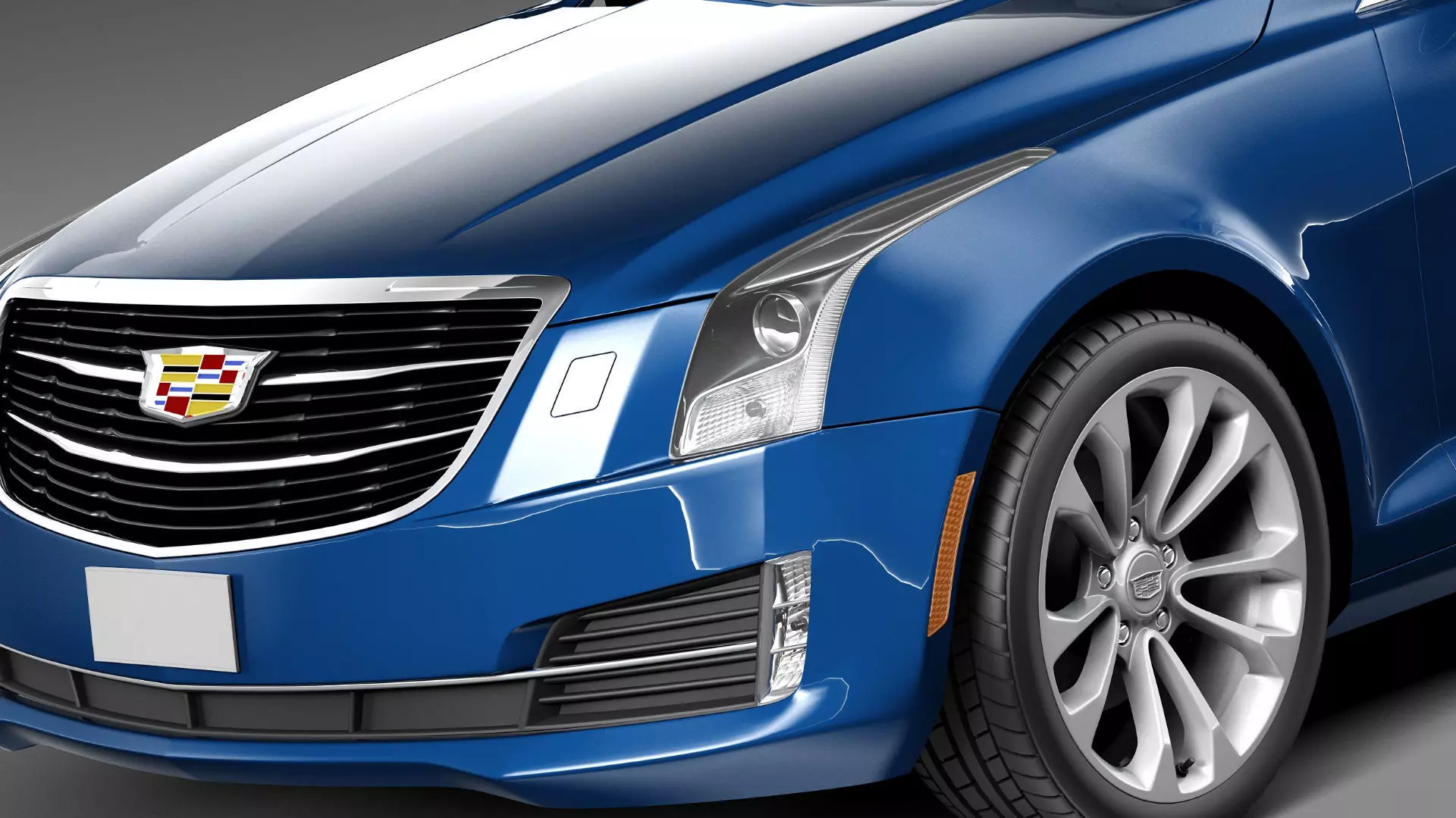 Cadillac ATS Coupe CG 2015 3D model_2
