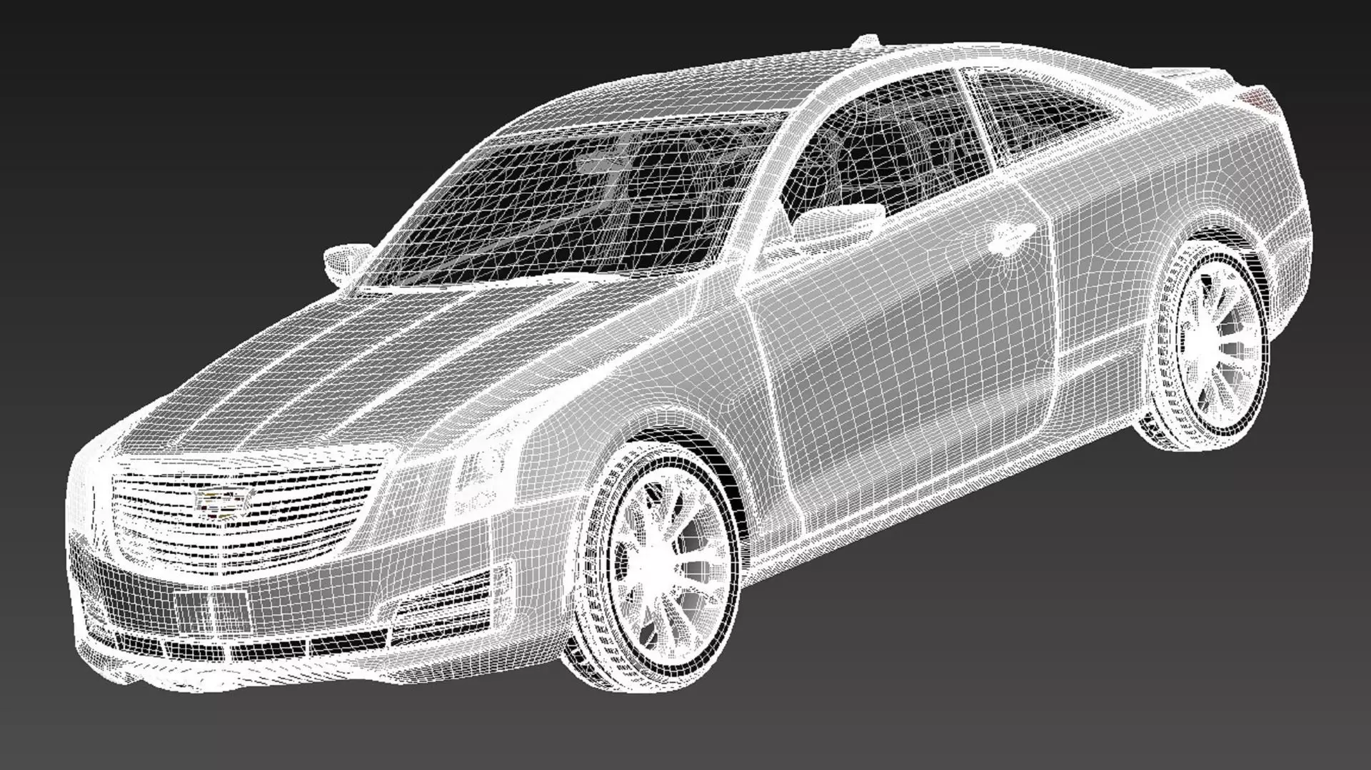 Cadillac ATS Coupe CG 2015 3D model_16