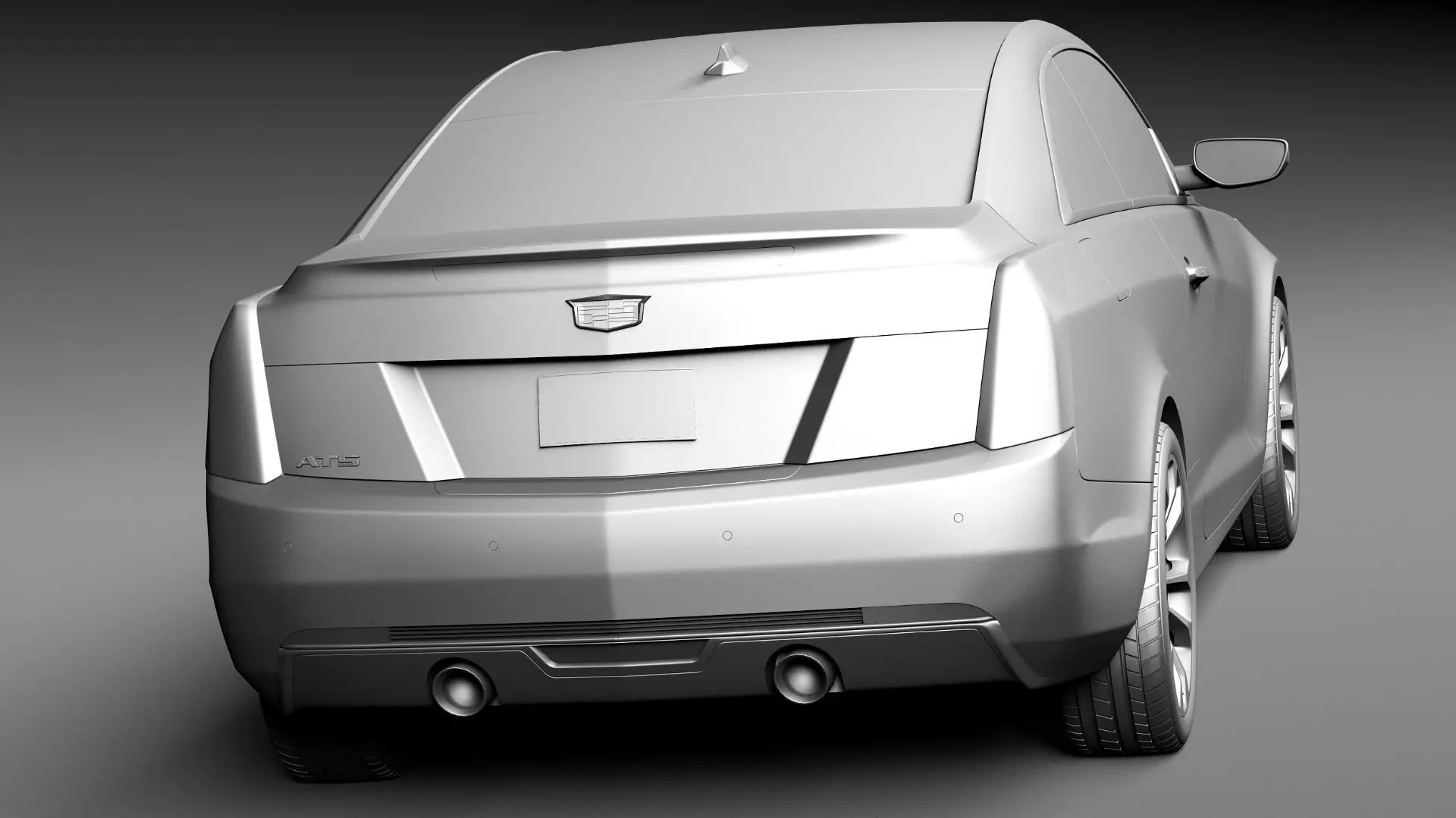 Cadillac ATS Coupe CG 2015 3D model_13