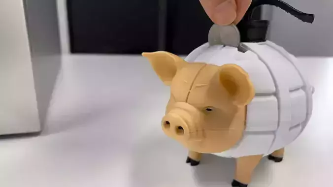 Italian brainrot Svinino Bombondino bank 3D model