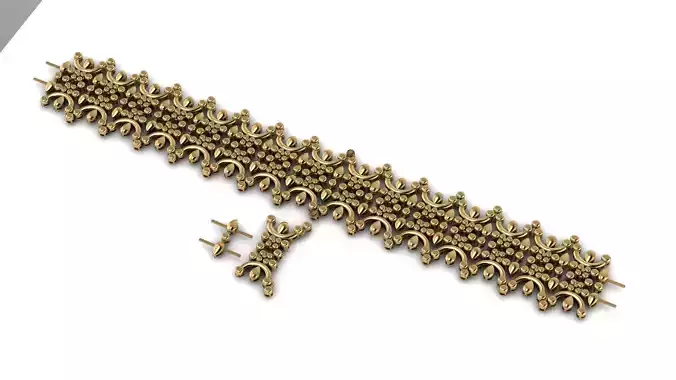 Gold Bracelet G2 3D print model