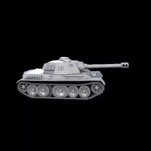 1961   Soviet  IS   Heavy Tank     3D Model 3D print model_27